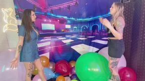 Cleanup crew fail BALLOON POP - Alexxx Boo & Dakota Quinn HIDEF MOV