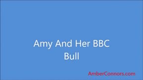 Amy and her BBC bull