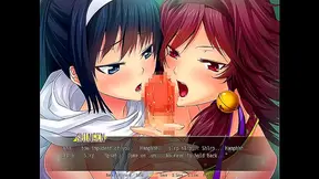 Buxom Commanders Tempt Each Other in Steamy Anime Adventure
