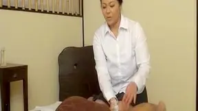 Uncontrollable Cock Gets Amazing Massage from Busty Neighbor Mom