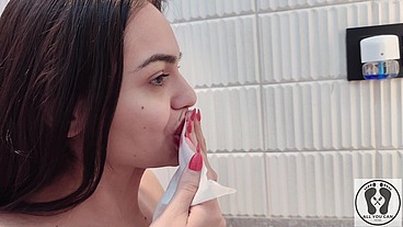 4K DENTAL HYGIENIST ROUTINE MOUTH FETISH CLOSEUPS NAKED