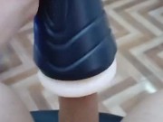 cuarto caliente 🔥😋 (Hombre latino masturbandose con un Fleshlight)