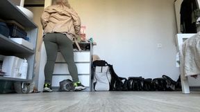 Sniff my sweaty feet!