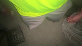 Gray Shorts Bright Shirt