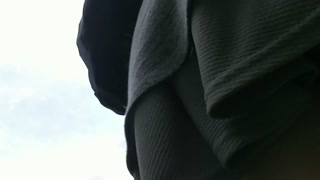 I Soak My Panties, Socks and Shoes on Walk in Forest