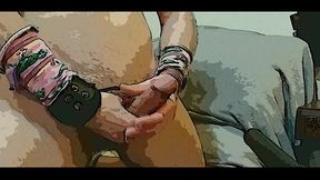 Anime POV cumshot from sexy man