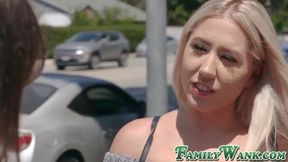 My Stepsis Rides Cock on Me While I Eat Liv Wild's Tasty Cunt