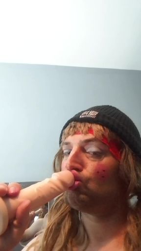 sucking dildo again mcr slut x