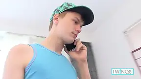 Horny Twink Liam Covers His Belly With Warm Sticky Man Milk!