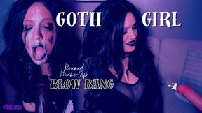 Goth Girl Ruined Make Up Blow Bang