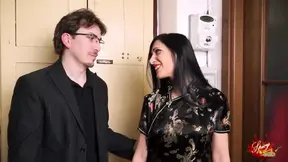 Married MILF blows hubby's friends