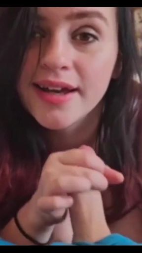 Slutty Girlfriend Makes Boyfriend Cum While Talking About Their Fantasy
