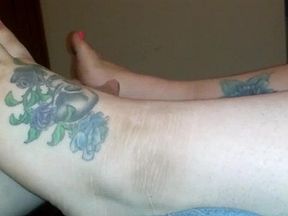 Fun with feet foot massage, foot bondage, foot fucking, and cumming on feet