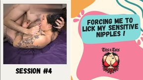 I make her cum and then mercilessly squeezes her still sensitive tits