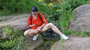 Outdoors Naked and Pissing in Public Compilation