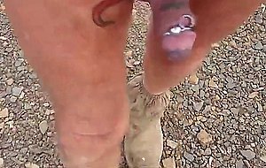 Bush walking my -stim