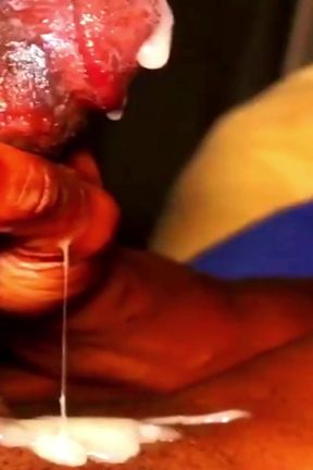 I can't believe he did this! Big black gay big dick amateur BBC cum load pt 24