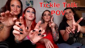 Tickle Talk POV - Scarlett Storm, Whitney Morgan, Draven And Autumn Bodell Four Girl POV Tickling Instruction WMV