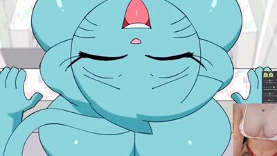 Nicole Trip's shopping adventure with her favorite cosplay gal, Gumball Hentai