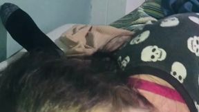 Sexy MILF slurps BBC in POV with a kinky twist