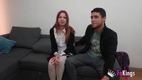 redhead teen astrid ortiz is crazy for huge dicks!