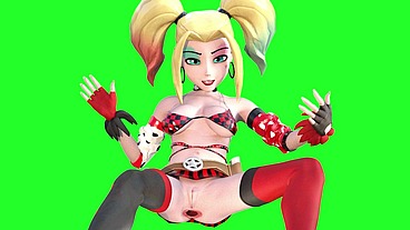 Cockbox3d update 26 - Harley Gwen close up Breast growth anal gape butthole open micro bikini Quinn Tennyson