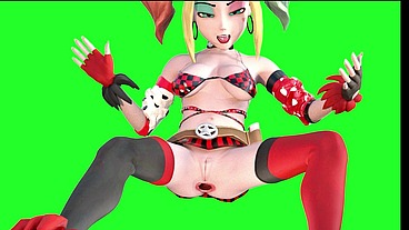 Cockbox3d update 26 - Harley Gwen close up Breast growth anal gape butthole open micro bikini Quinn Tennyson