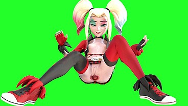 Cockbox3d update 26 - Harley Gwen close up Breast growth anal gape butthole open micro bikini Quinn Tennyson