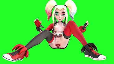 Cockbox3d update 26 - Harley Gwen close up Breast growth anal gape butthole open micro bikini Quinn Tennyson