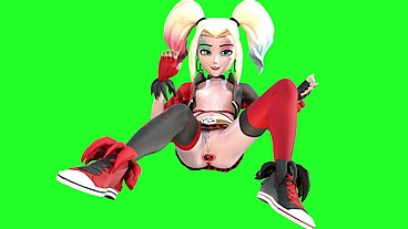 Cockbox3d update 26 - Harley Gwen close up Breast growth anal gape butthole open micro bikini Quinn Tennyson
