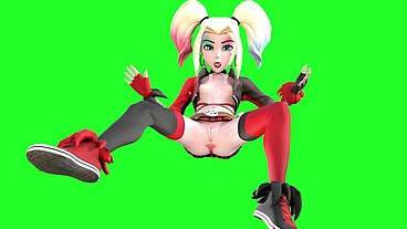 Cockbox3d update 26 - Harley Gwen close up Breast growth anal gape butthole open micro bikini Quinn Tennyson