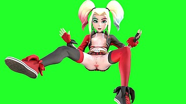Cockbox3d update 26 - Harley Gwen close up Breast growth anal gape butthole open micro bikini Quinn Tennyson