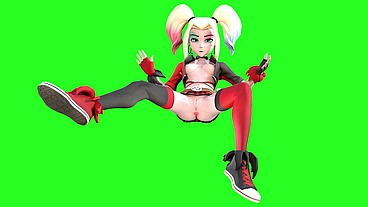 Cockbox3d update 26 - Harley Gwen close up Breast growth anal gape butthole open micro bikini Quinn Tennyson