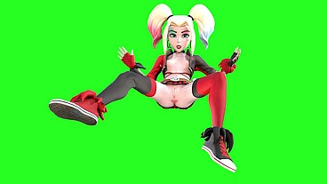 Cockbox3d update 26 - Harley Gwen close up Breast growth anal gape butthole open micro bikini Quinn Tennyson
