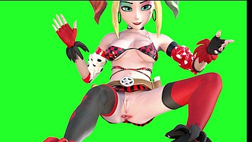 Cockbox3d update 26 - Harley Gwen close up Breast growth anal gape butthole open micro bikini Quinn Tennyson