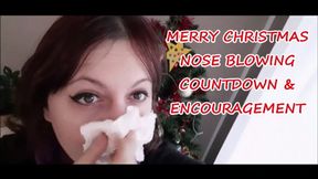 Merry Christmas Nose Blowing Countdown