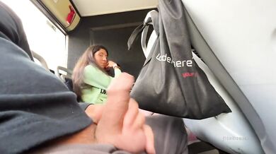 Stranger on the bus gave me the most risky public blowjob ever