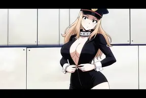 Sensual moments of anime girls in suggestive scenes