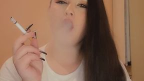 Anna Custom Smoking while brushing Hair