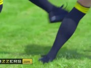 Brazzers - Four soccer sluts share one cock