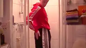 Fully Dressed In Adidas Shower