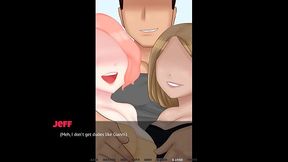 Tiny Dick vs  Big Titty Girlfriend in Anime Porn Game