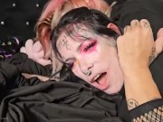 TRANS CLOWN GIRL FUCKED IN THE ASS