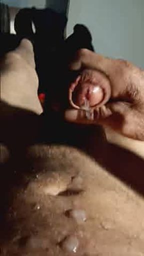 Stroking my cock