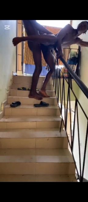 We Were Caught Fucking on the Staircase