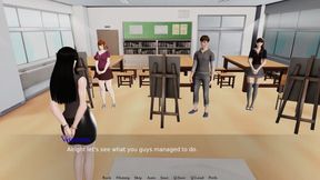 Ebony Teen Blows Fat White Loser-bound by Lust #5- Gameplay
