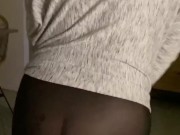 Branle toi sur ma petite jupe transparente d’Aliexpress - gros cul