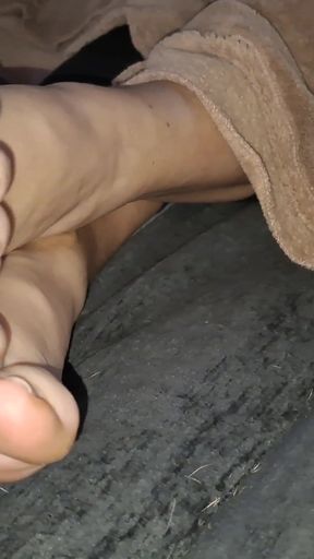 She likes to tease me with her sweet soft little soles   Clip 1