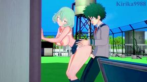 My Hero Academia – Toru & Kaoruko Seduce Izuku for Intense 3D Hentai Action