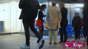 latina fucks a random street guy. elena de la vega, busty slut on fakings